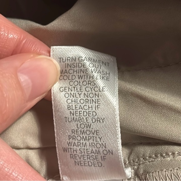 NWT J.Jill Essential Cotton Slim Leg Pants Tan Canvas - 8P - Picture 7 of 7